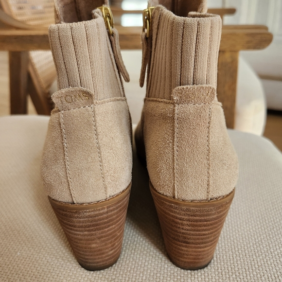 Toms Sadie tan wedge boot - Picture 5 of 8